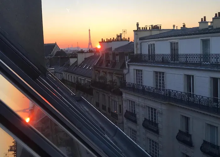 Loft Avec Vue Sur Tour Eiffel