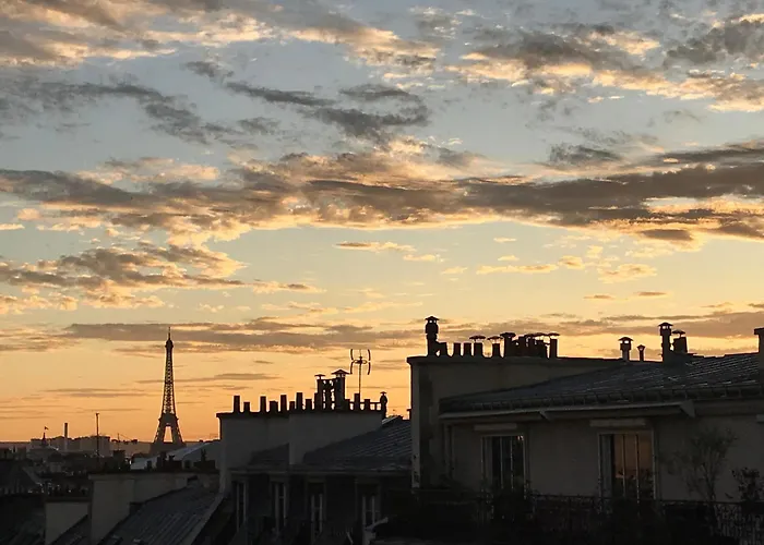 Loft Avec Vue Sur Tour Eiffel