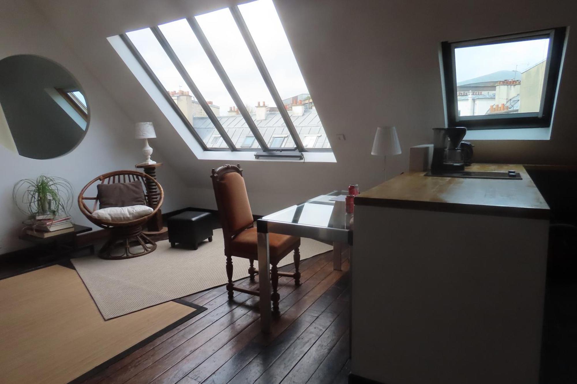 Loft Avec Vue Sur Tour Eiffel Apartamento